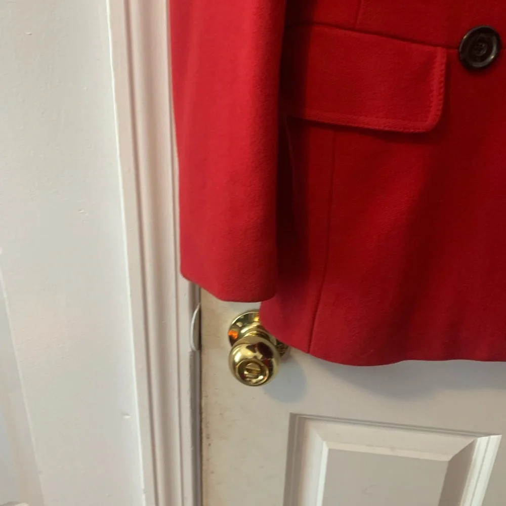 Banana Republic Vibrant Red Jacket - Picture 4 of 4